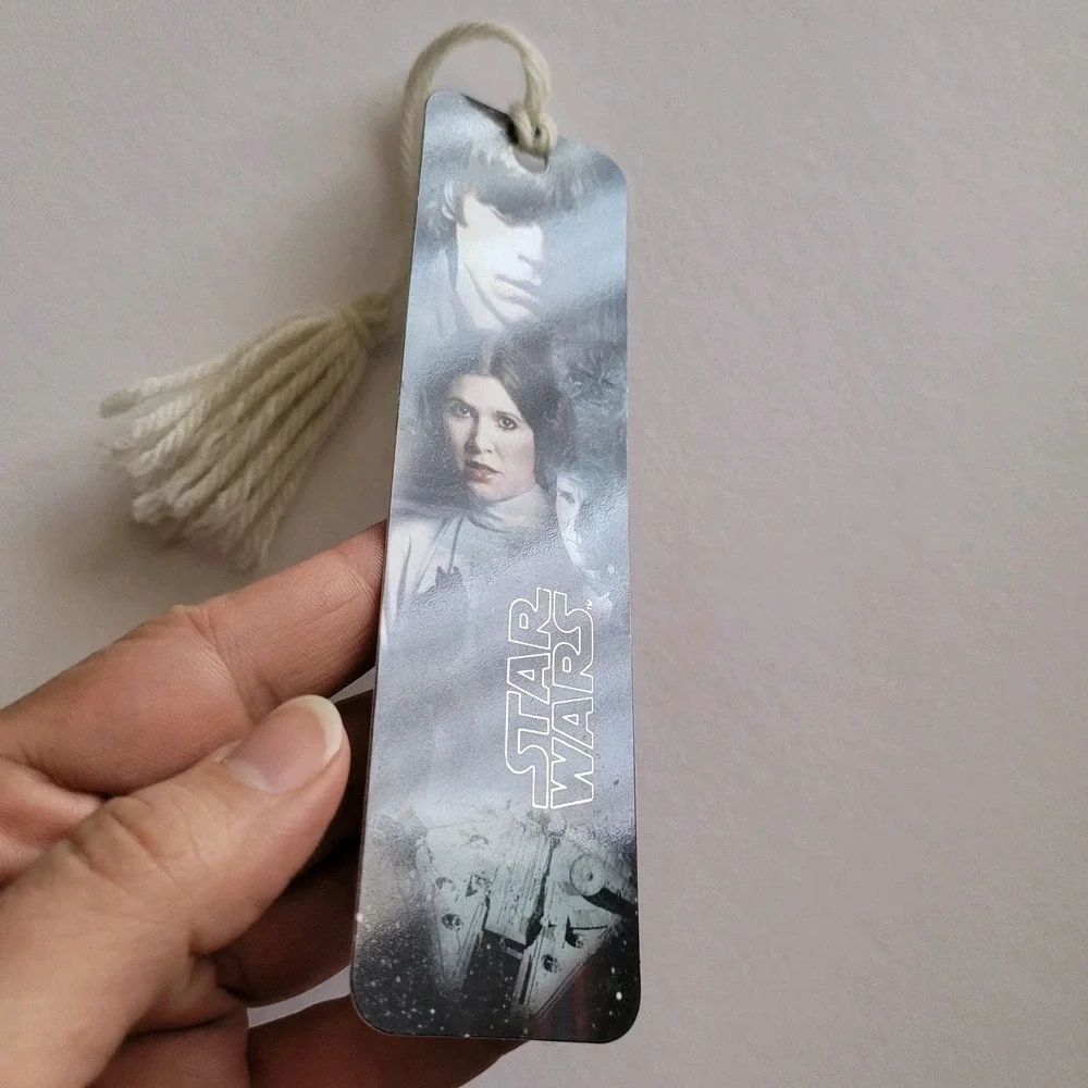 Vintage Y2K Star Wars Bookmark Millennium Falcon, Lucasfilm 00s 2002, CEBM-21288